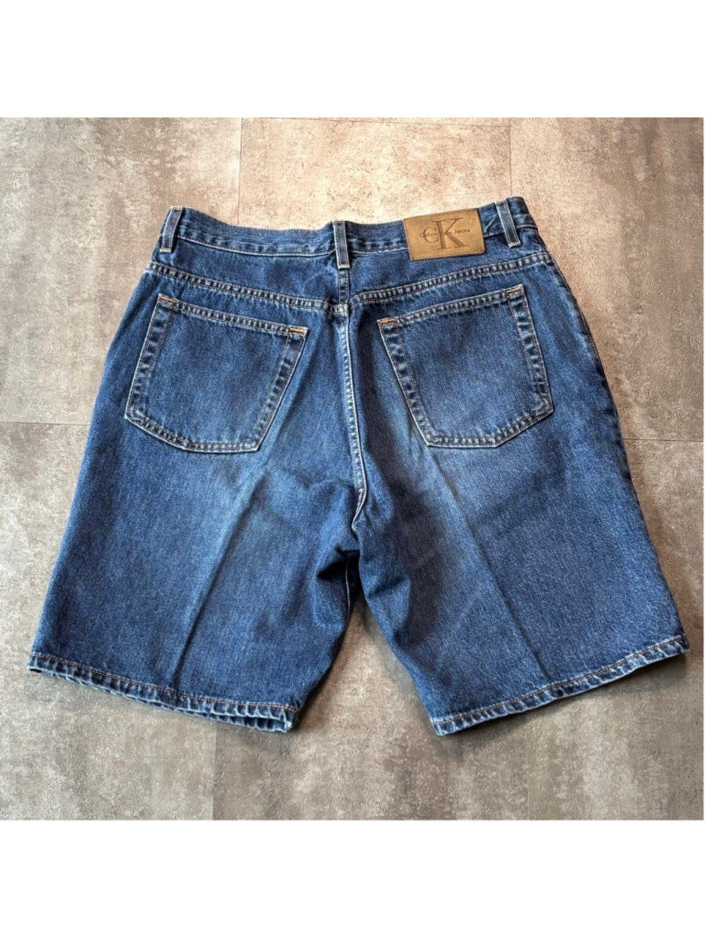 Vintage Calvin Klein Jean Shorts Men’s 34 Blue Made in Canada Fade